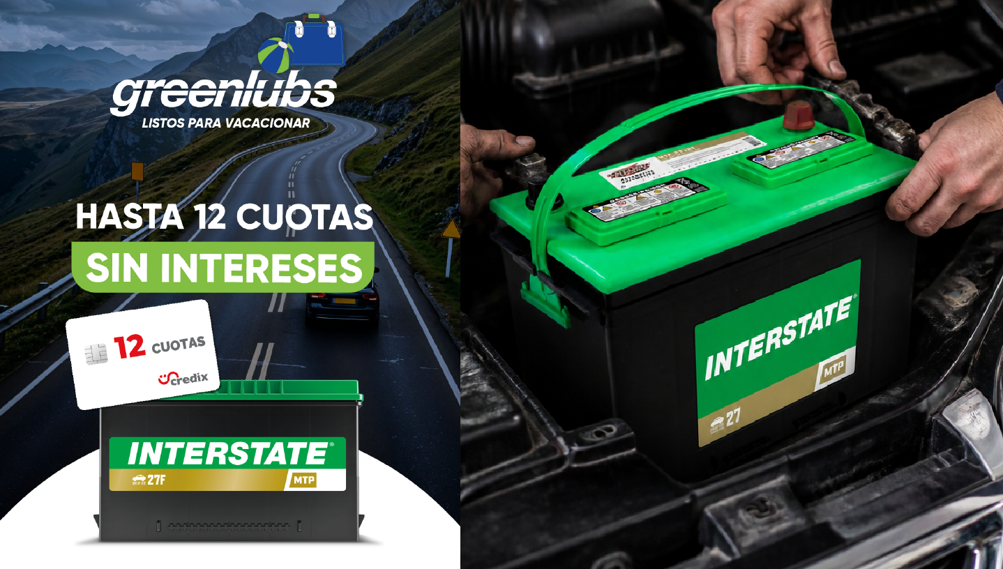Baterías Interstate a tasa 0 hasta 12 cuotas con Credix  imagen